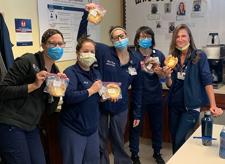credit union thanks nurses during nurses month with danish